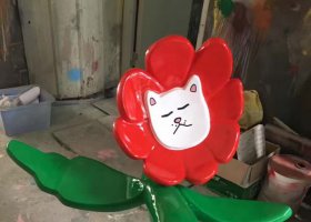 不锈钢太阳花装饰雕塑
