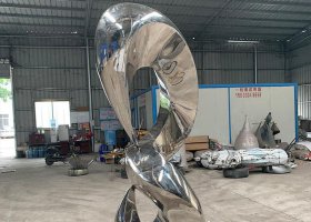 不锈钢抽象景观雕塑