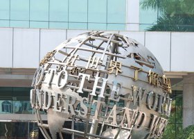 不锈钢镂空球企业景观摆件