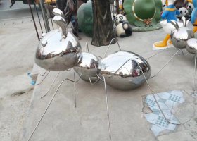不锈钢公园蚂蚁动物雕塑