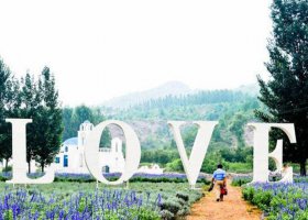 公园不锈钢love英文字母雕塑
