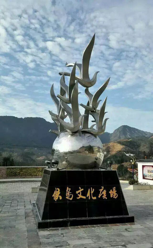 公园不锈钢候鸟景观雕塑图片