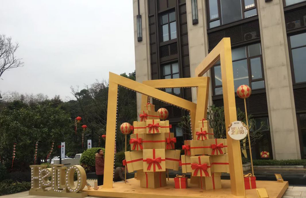 不锈钢礼物景观摆件图片