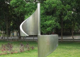 不锈钢风车公园