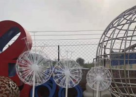 不锈钢蒲公英雕塑公园园林摆件 