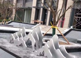 不锈钢假山雕塑