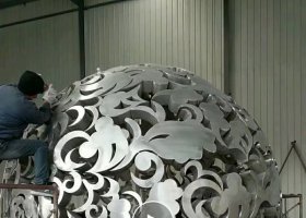 不锈钢电镀镂空球