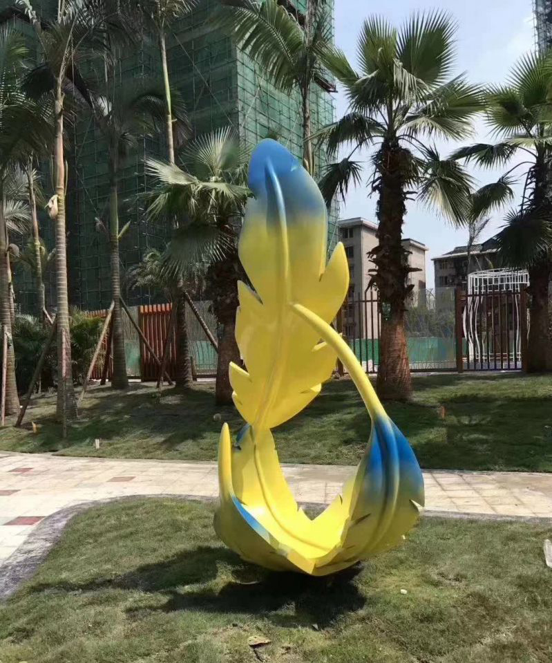 不锈钢小区景观雕塑图片