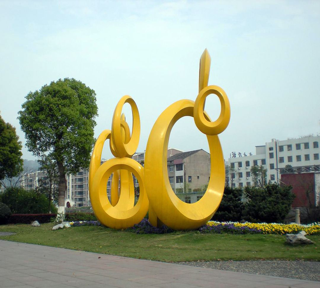 不锈钢异形景观雕塑图片