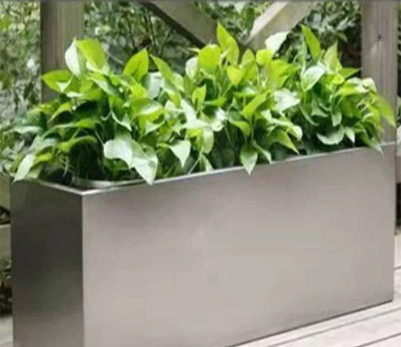 不锈钢花盆图片
