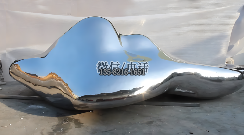 镜面不锈钢云朵造型雕塑 镜面不锈钢云朵造型雕塑